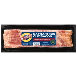 Hatfield Cherrywood Smoked Bacon, Extra Thick Cut