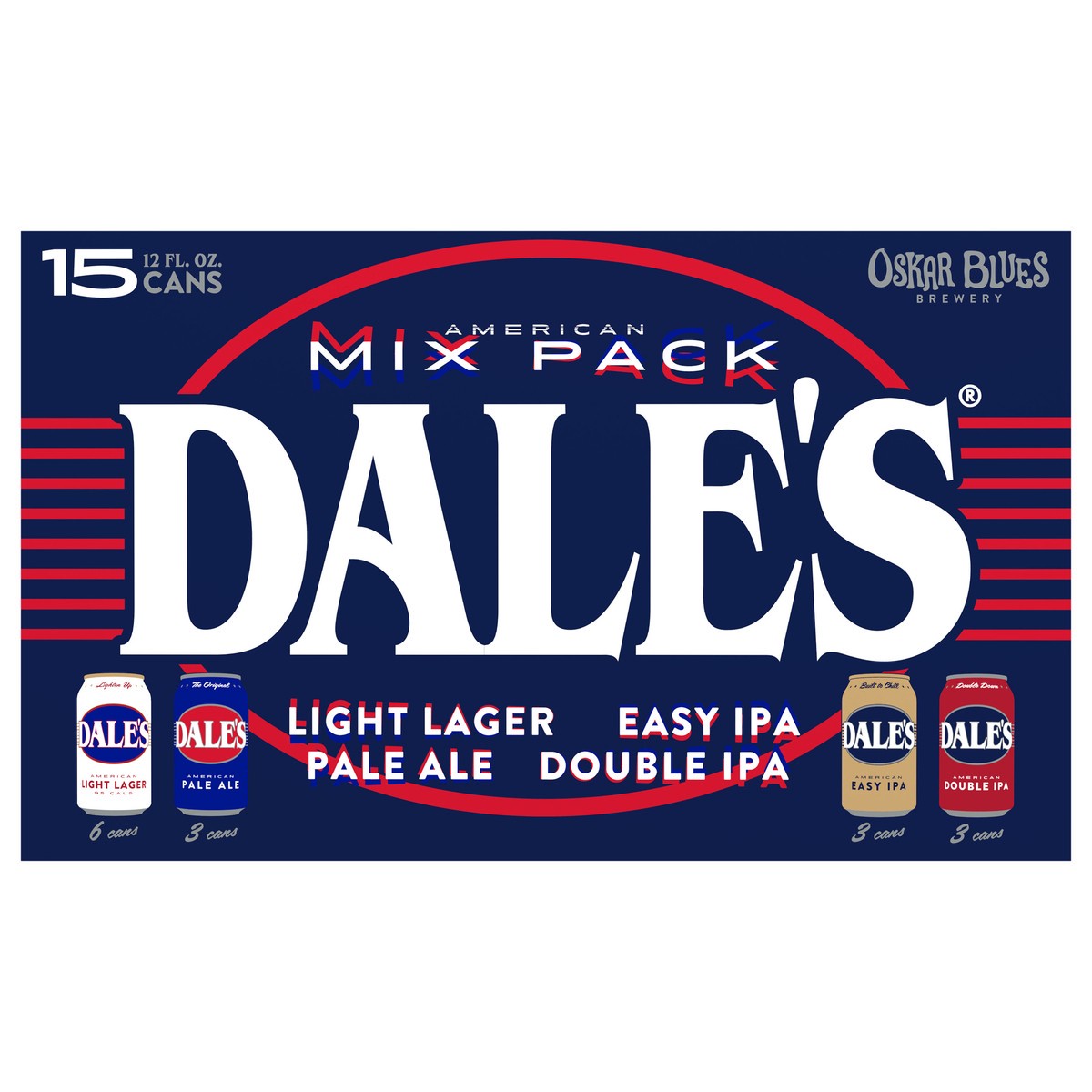 slide 1 of 9, Dale's Oskar Blues Dales Mixed Pack 2/15/12oz, 15 ct