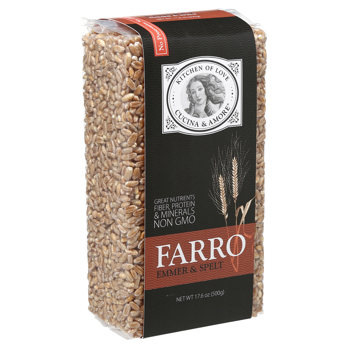 slide 5 of 5, Cucina & Amore C&A Farro, 17.6 oz