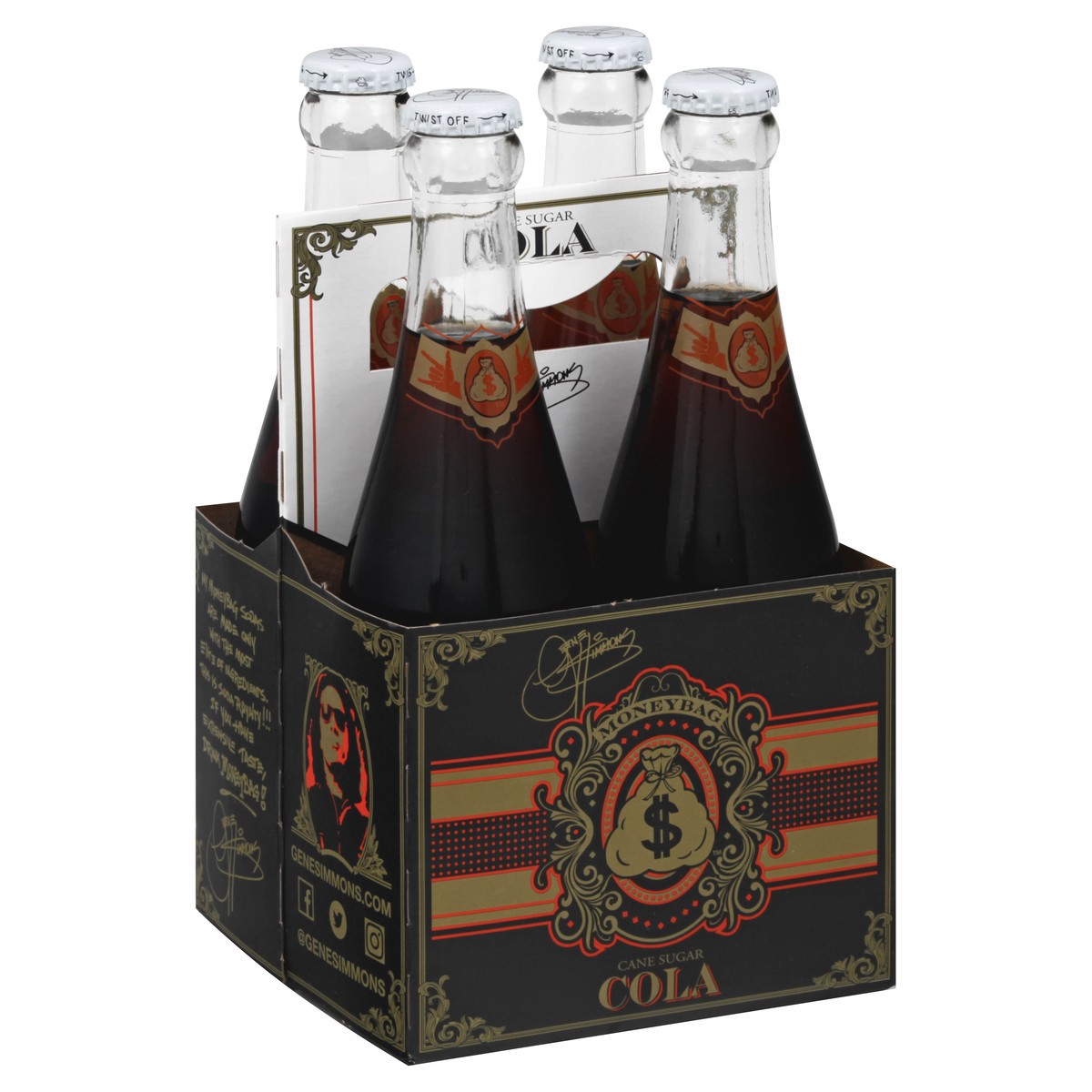 slide 5 of 9, Moneybag Cola - 4 ct, 4 ct