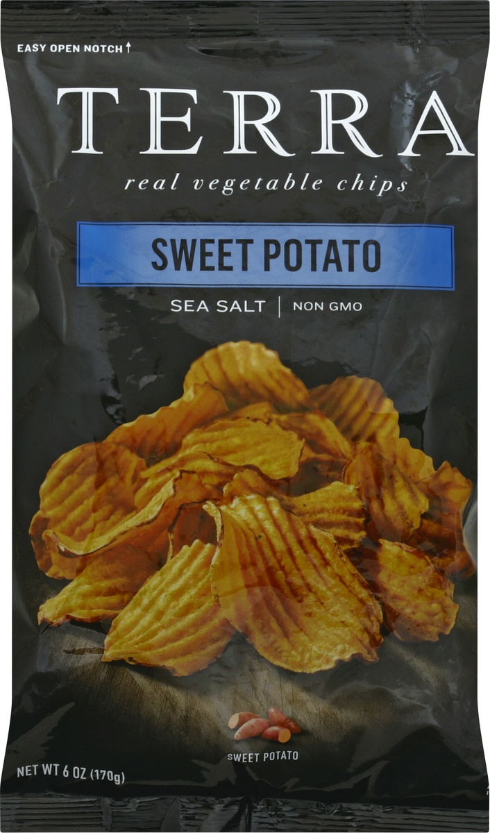 slide 4 of 5, Terra Sweet Potato Real Vegetable Chips 6 oz. Bag, 5 oz