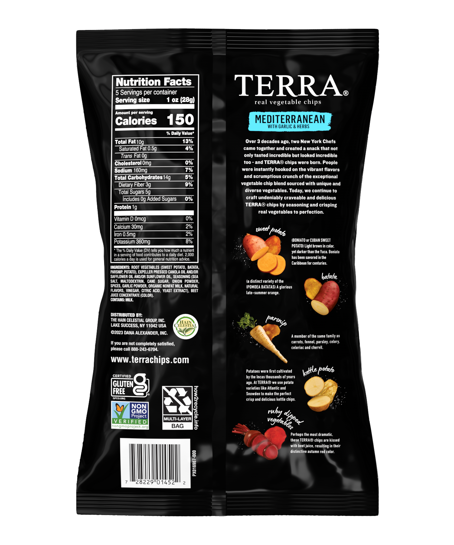 slide 2 of 2, Terra Mediterranean Vegetable Chips, 5 oz