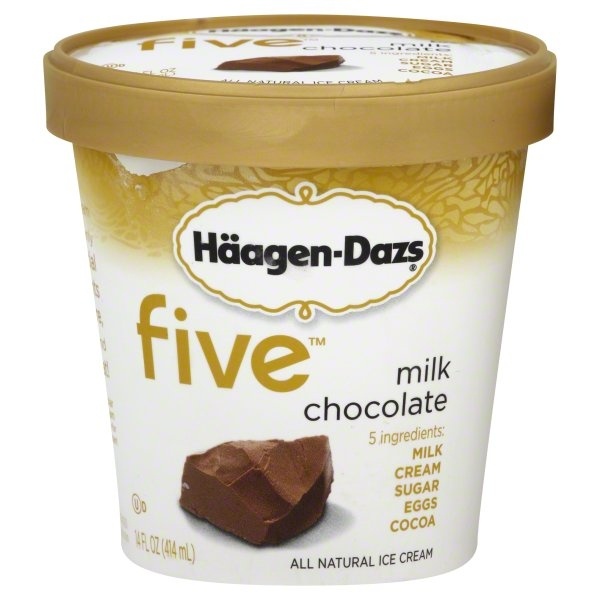 slide 1 of 6, Häagen-Dazs Ice Cream, Milk Chocolate, 14 oz