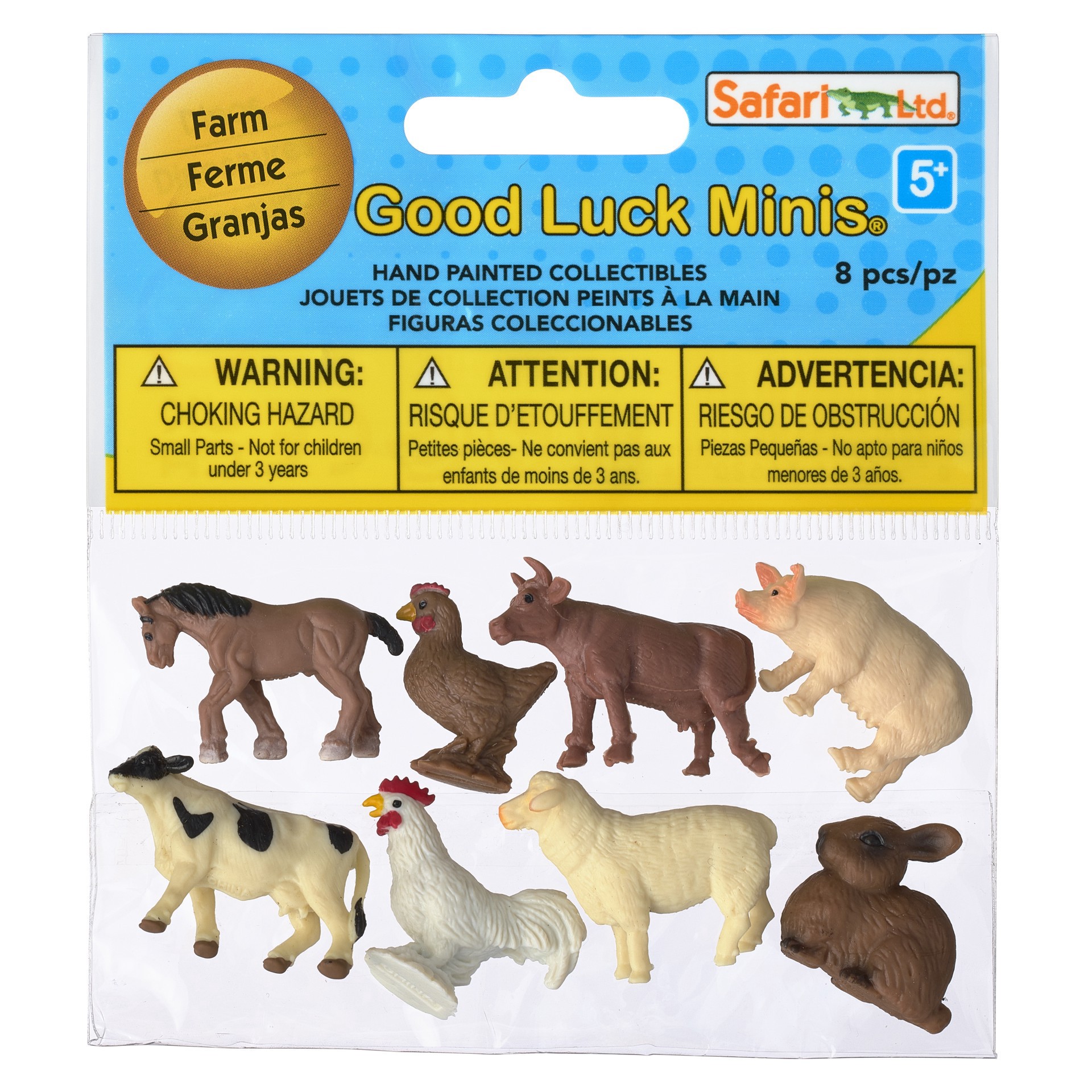 slide 3 of 4, Safari Ltd. Safari Ltd Good Luck Minis Farm Fun Pack, 4.68 in x 3.71 in x 0.39 in