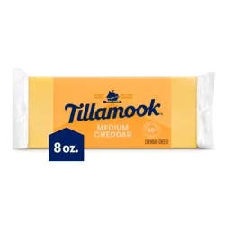 Tillamook Medium Cheddar Cheese 8 oz