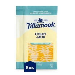 Tillamook Farmstyle Colby Jack Cheese Slices 9 ea