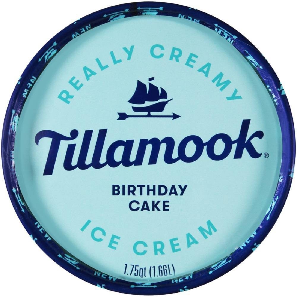 slide 2 of 2, Tillamook Birthday Cake Ice Cream, 1.75 qt