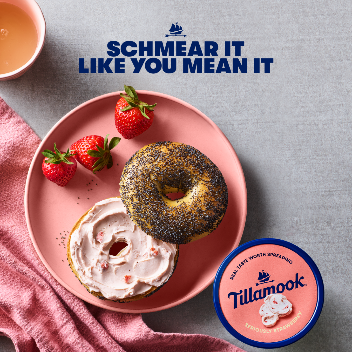 slide 2 of 5, Tillamook Farmstyle Seriously Strawberry Cream Cheese Spread 7 oz, 7 oz