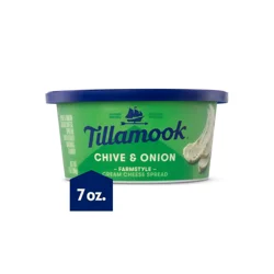 Tillamook Farmstyle Chive & Onion Cream Cheese Spread 7 oz
