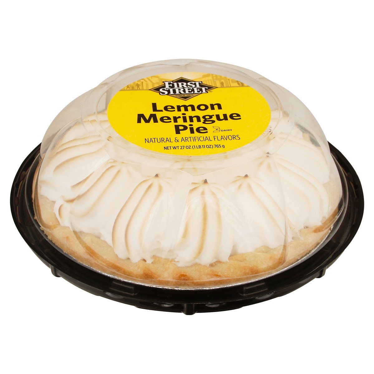 slide 12 of 13, First Street 8 Lemon Meringue Pie, 27 oz