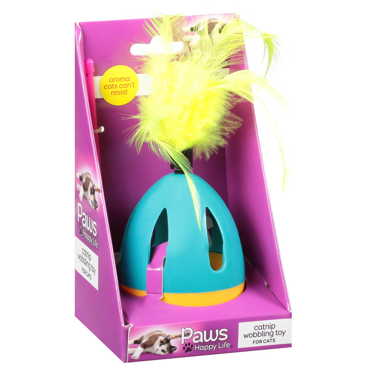 slide 2 of 11, Paws Happy Life Catnip Wobbling Toy for Cats 1 ea, 1 ct