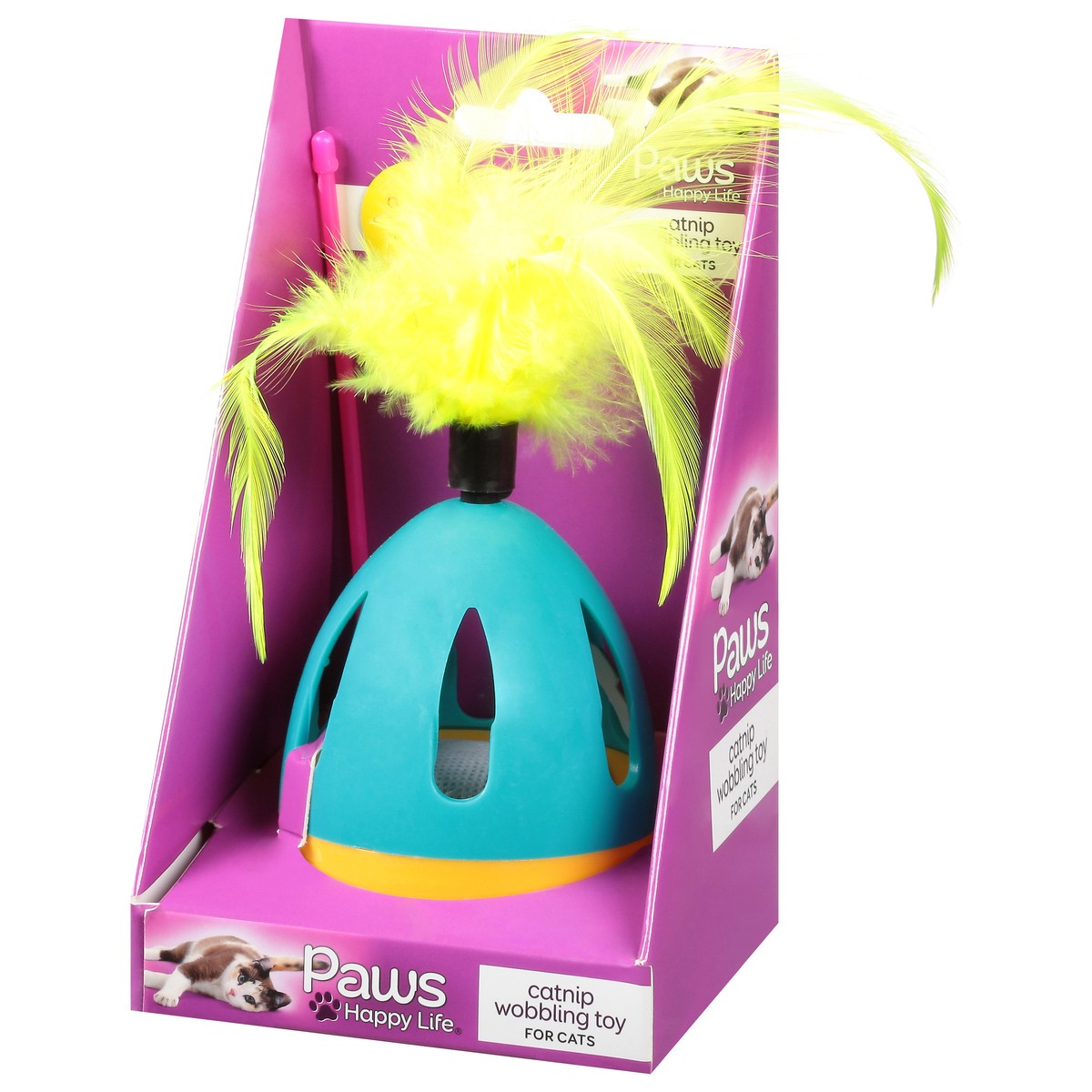 slide 11 of 11, Paws Happy Life Catnip Wobbling Toy for Cats 1 ea, 1 ct