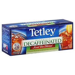 Tetley Naturally Decaffeinated Iced Tea Bags - 24 ct