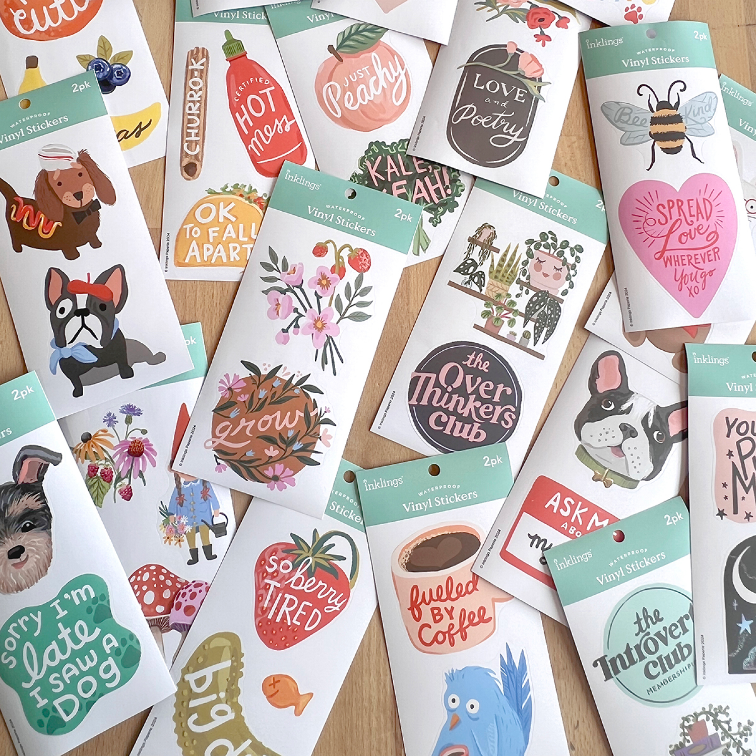 slide 3 of 3, Inklings Vinyl Stickers Asrt A S/02, 1 ct