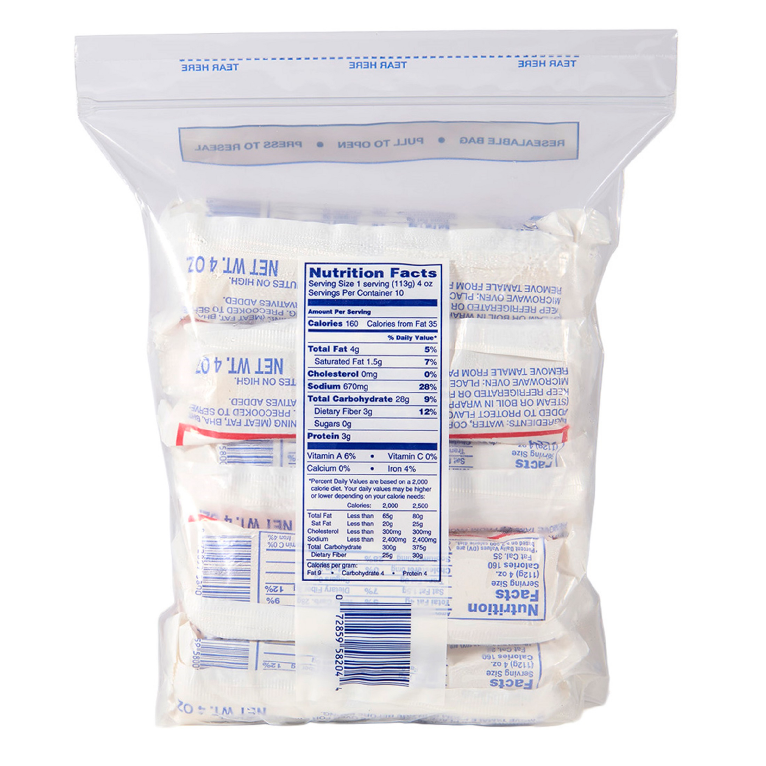 slide 6 of 6, Supreme Corn Tamales, 40 oz