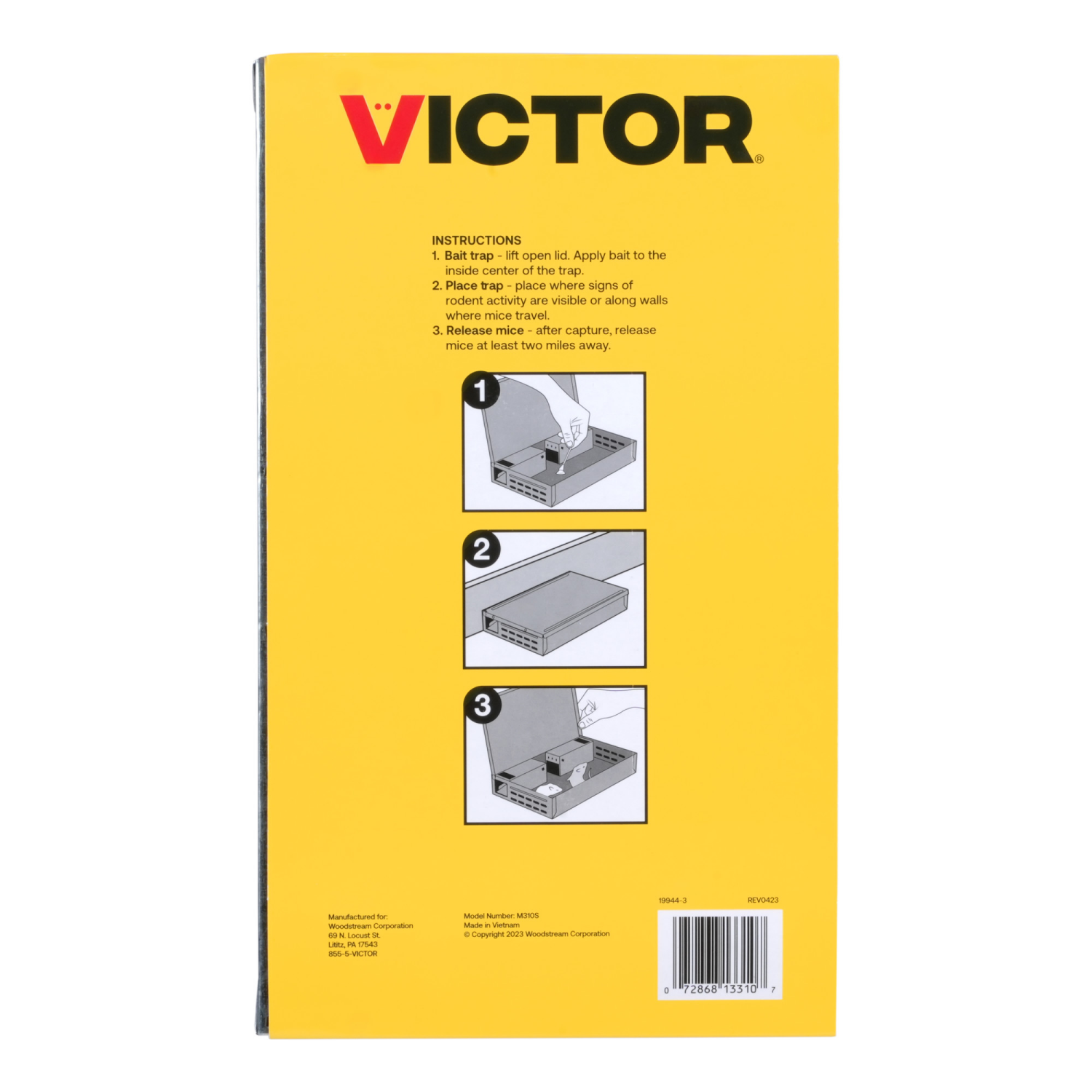 slide 2 of 8, Victor TIN CAT Live Catch Mouse Trap, 1 ct