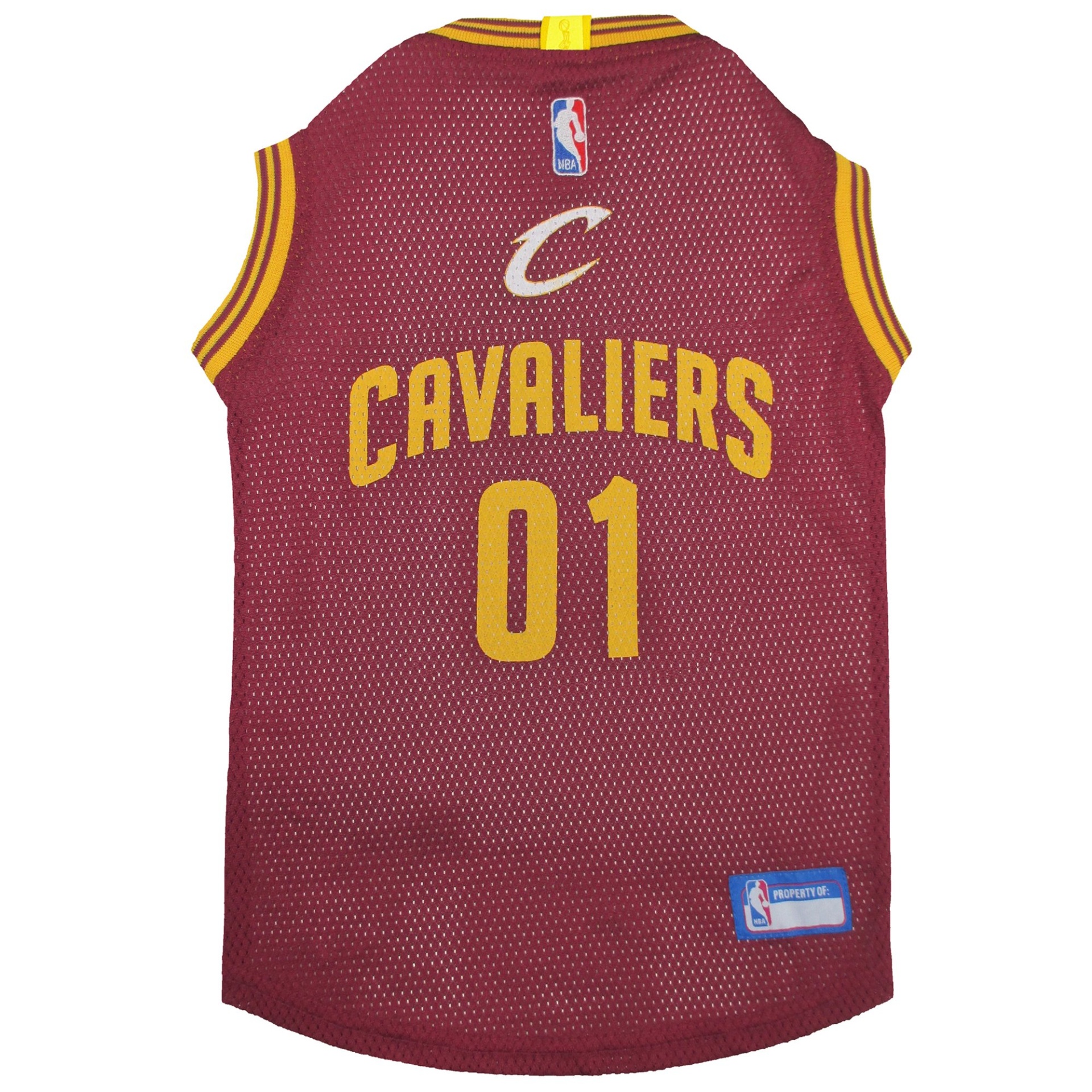 slide 1 of 1, Pets First Cleveland Caveliers Mesh Jersey, LG