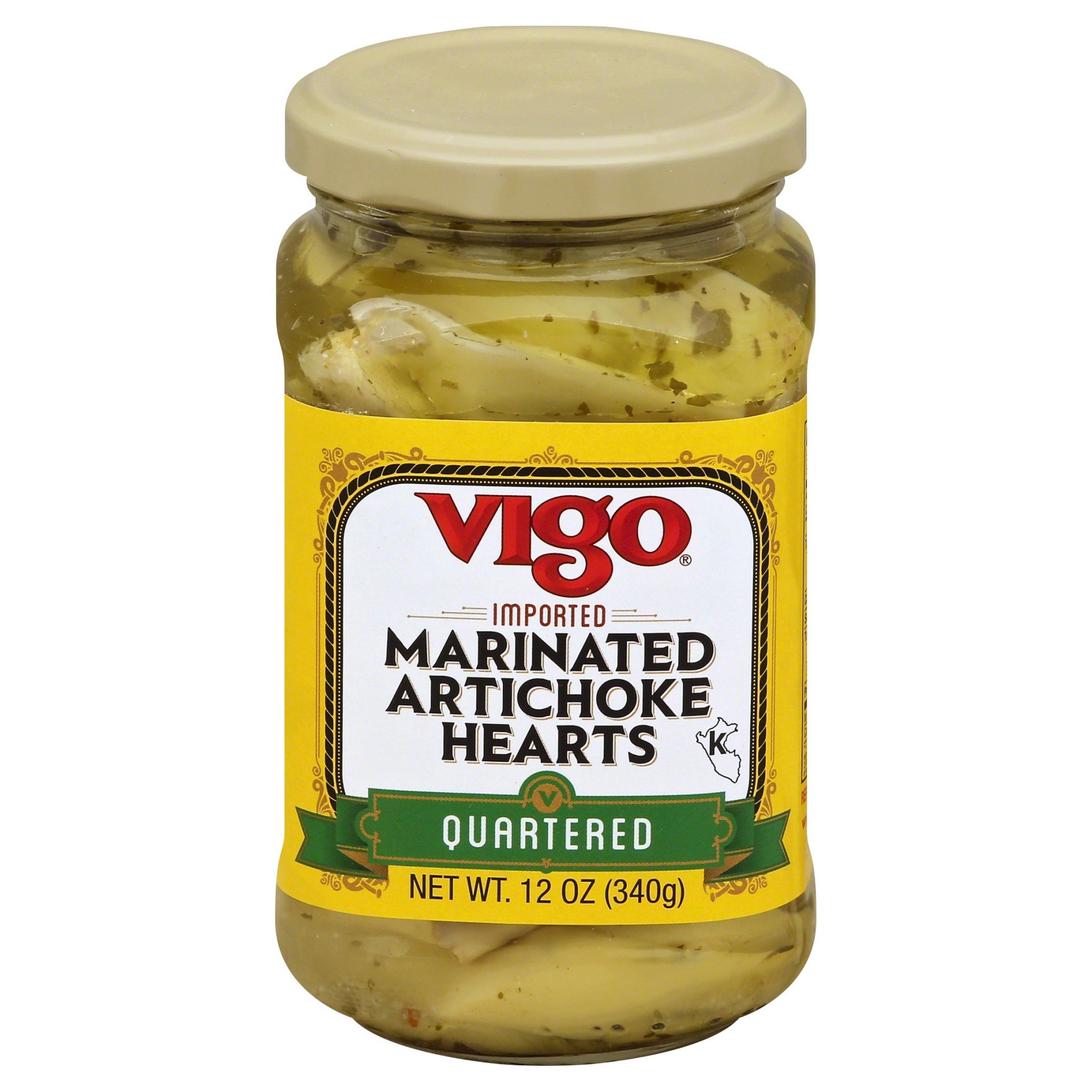 slide 1 of 2, Vigo Artichoke 12 oz, 12 oz