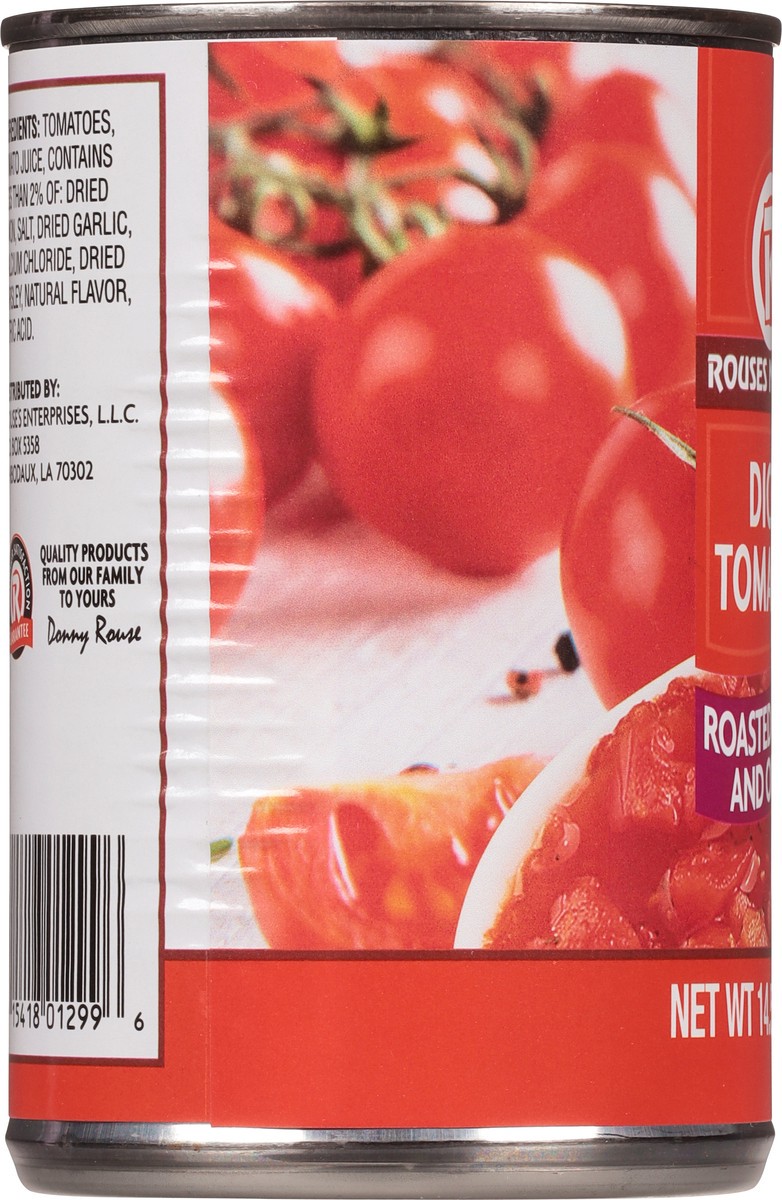 slide 3 of 12, Rouses Markets Diced Roasted Garlic and Onion Tomatoes 14.5 oz, 14.5 oz