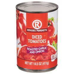 Rouses Markets Diced Roasted Garlic and Onion Tomatoes 14.5 oz