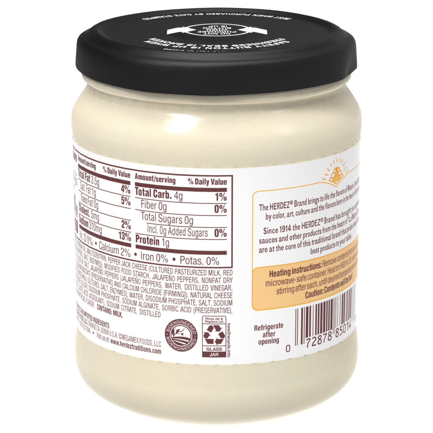 slide 2 of 8, Herdez Creamy Medium Dips - 15 oz, 15 oz