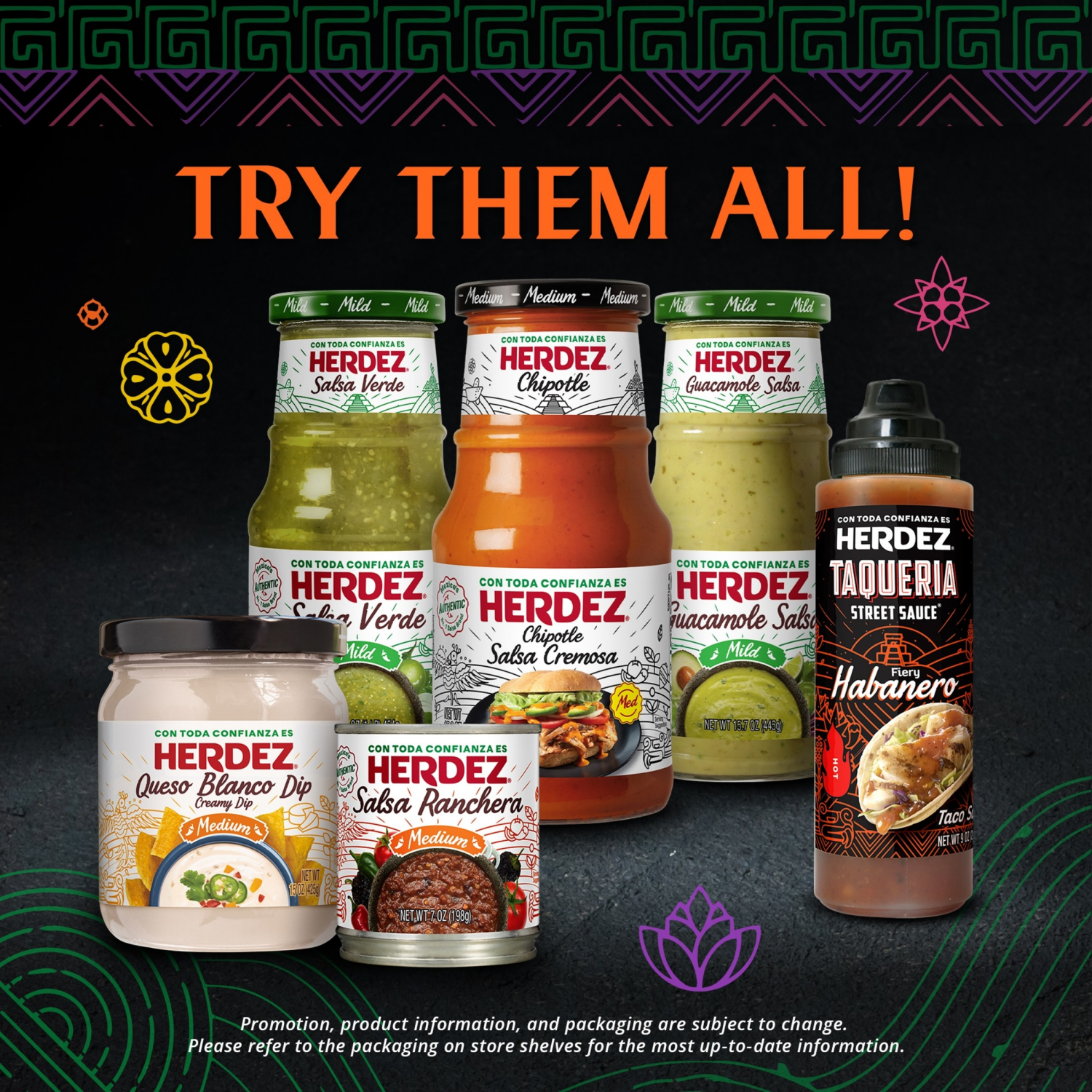 slide 7 of 8, Herdez Creamy Medium Dips - 15 oz, 15 oz