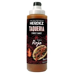 Herdez Medium Original Roja Taqueria Street Taco Sauce™ 9 oz. Squeeze Bottle