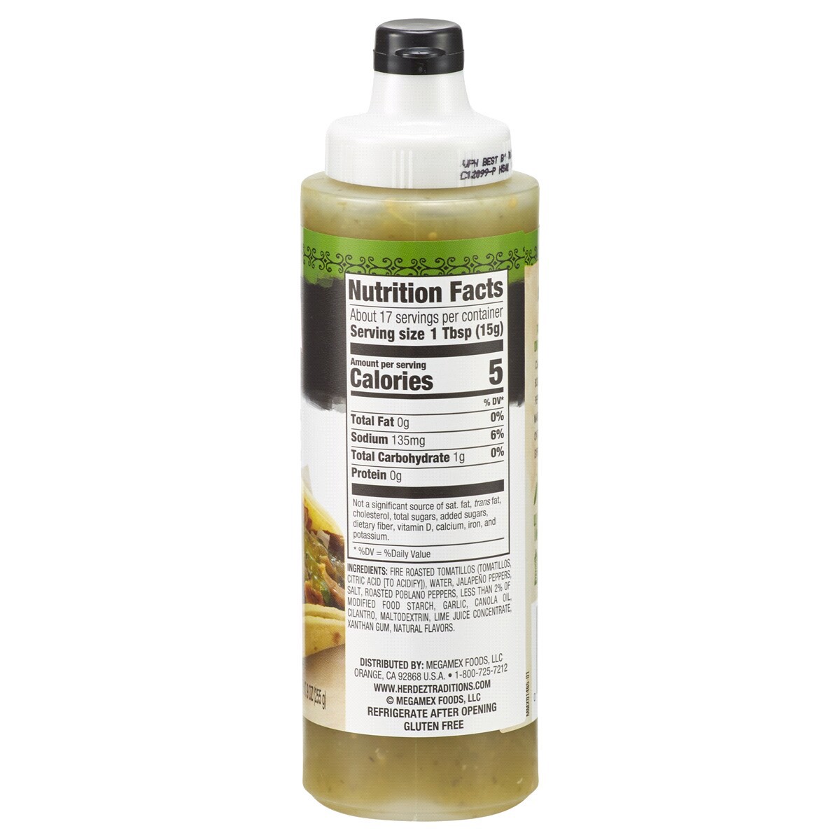 slide 2 of 2, HERDEZ TAQUERIA STREET SAUCE Verde Mild, 9 oz