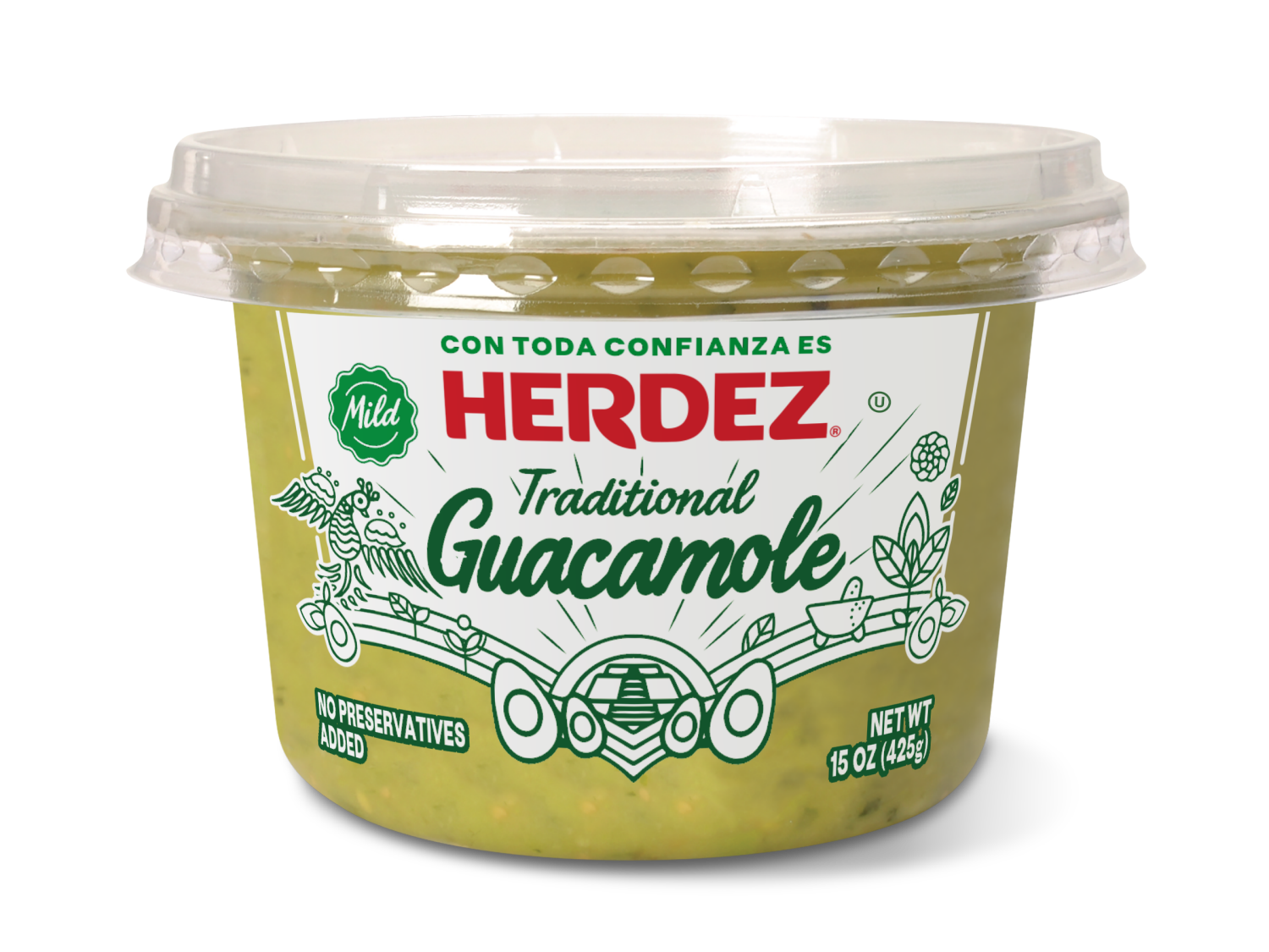 slide 1 of 1, Herdez Traditional Guacamole 15 oz, 15 oz
