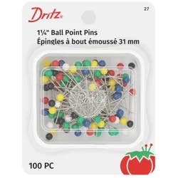 Dritz Pins - Ball Point, 1-1/4"