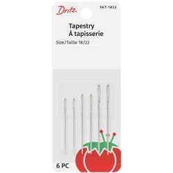 Dritz Hand Needles, Tapestry - Size 18/
