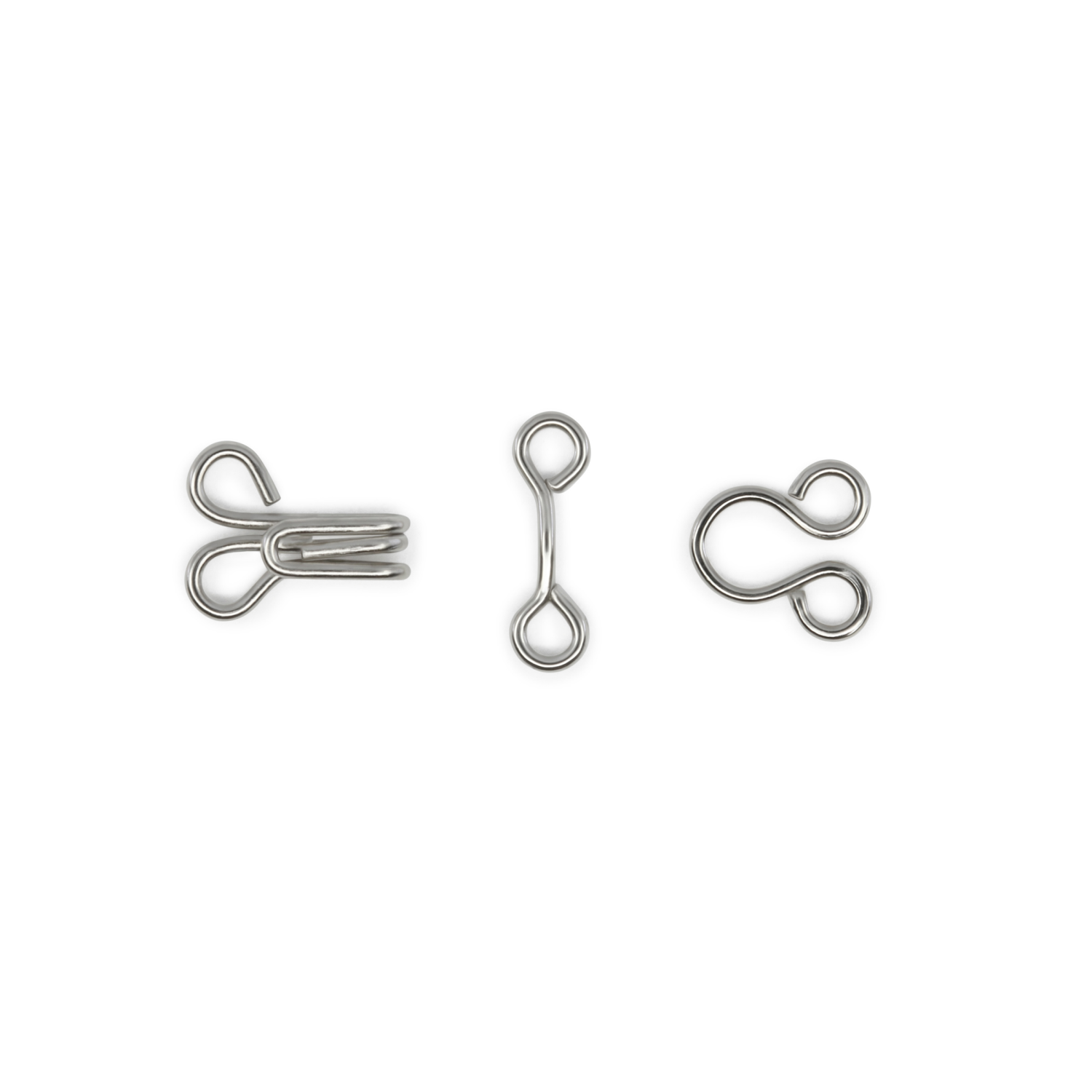 slide 2 of 3, Dritz Hooks and Eyes-Sz 2-Nkl, 14 ct