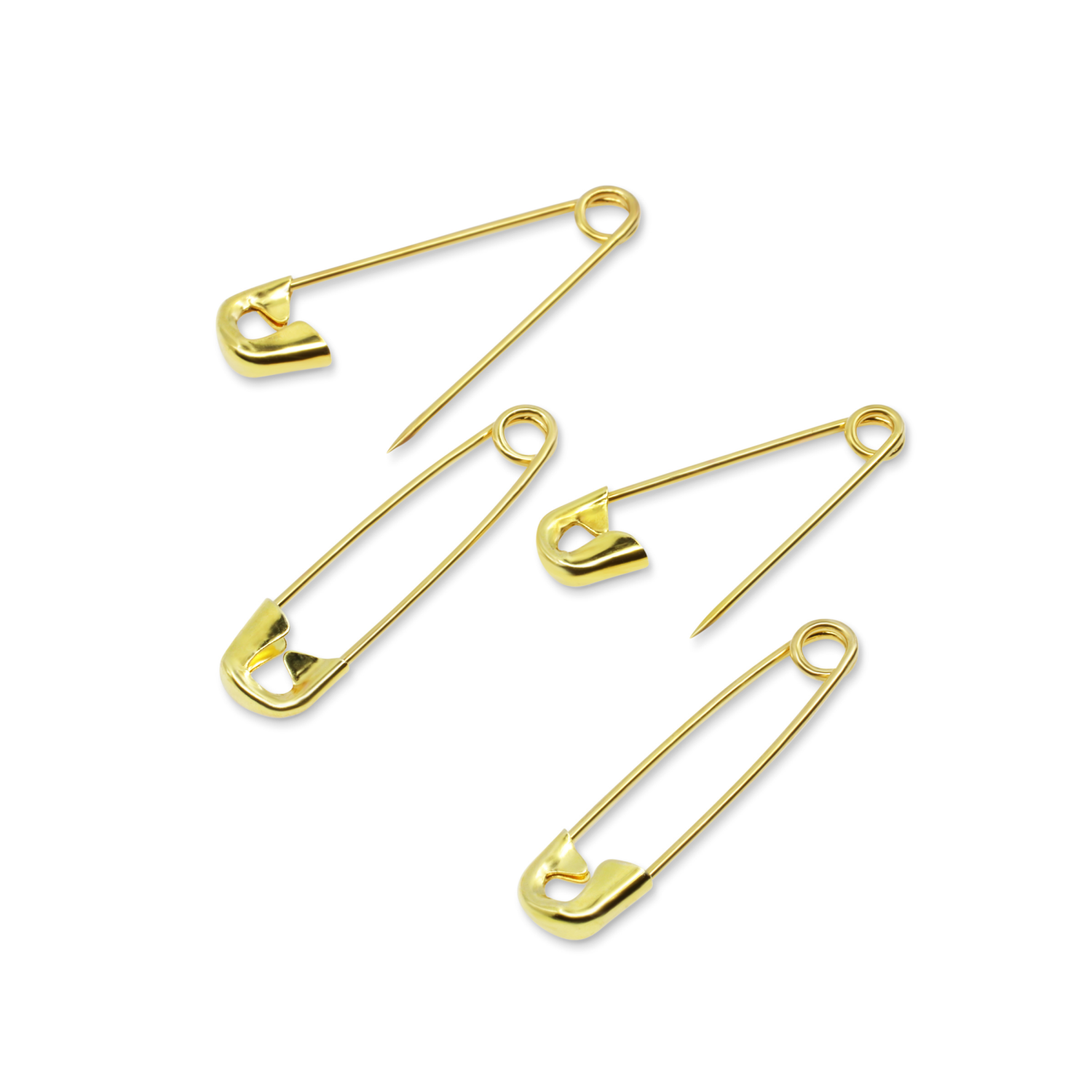 slide 3 of 3, Dritz Pins - Safety Pins - Brass, Size 0 &, 00 x 50 ct