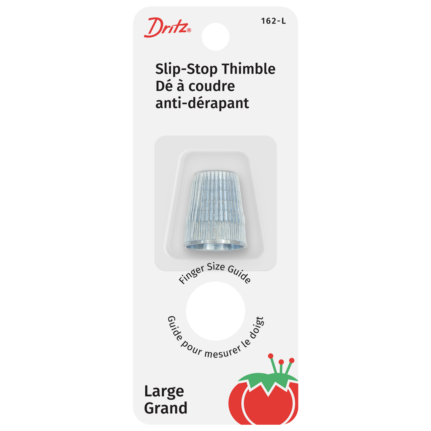 slide 1 of 2, Dritz Thimbles Slip Stop, Sz Large, 1 ct