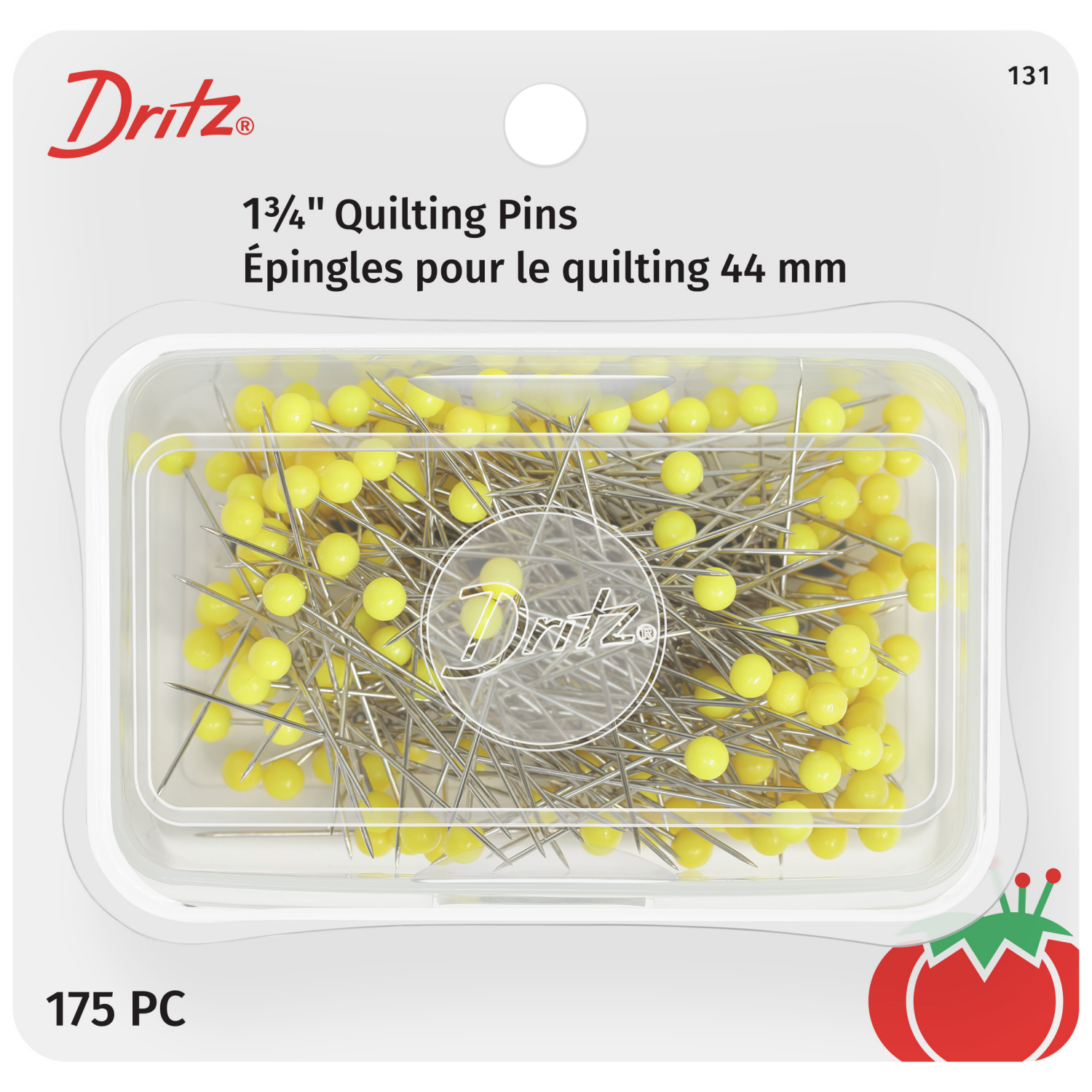slide 1 of 3, Dritz Straight Pins Quilting, Sz 28, 175 pc, 175 ct