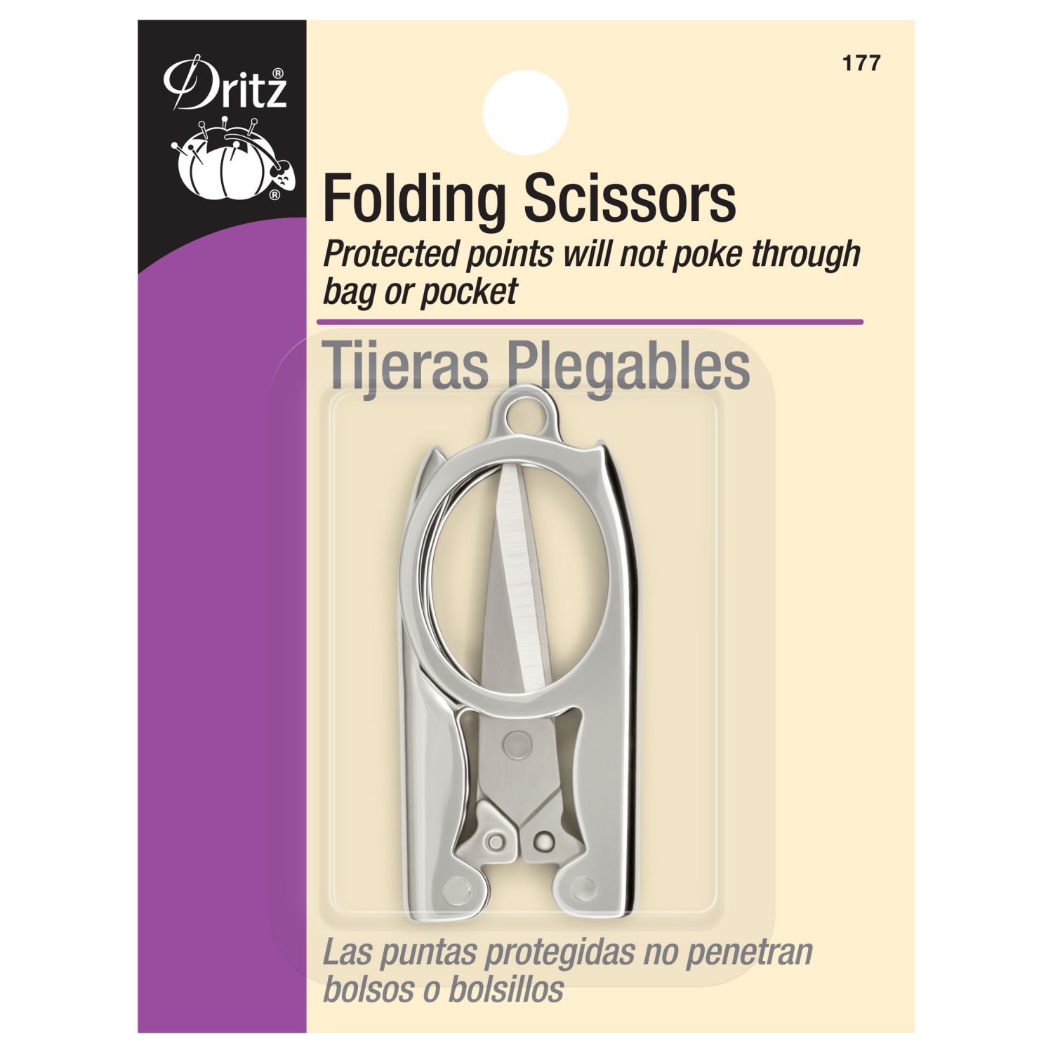 slide 1 of 4, Dritz Folding Scissors, 1 pc, 1 ct