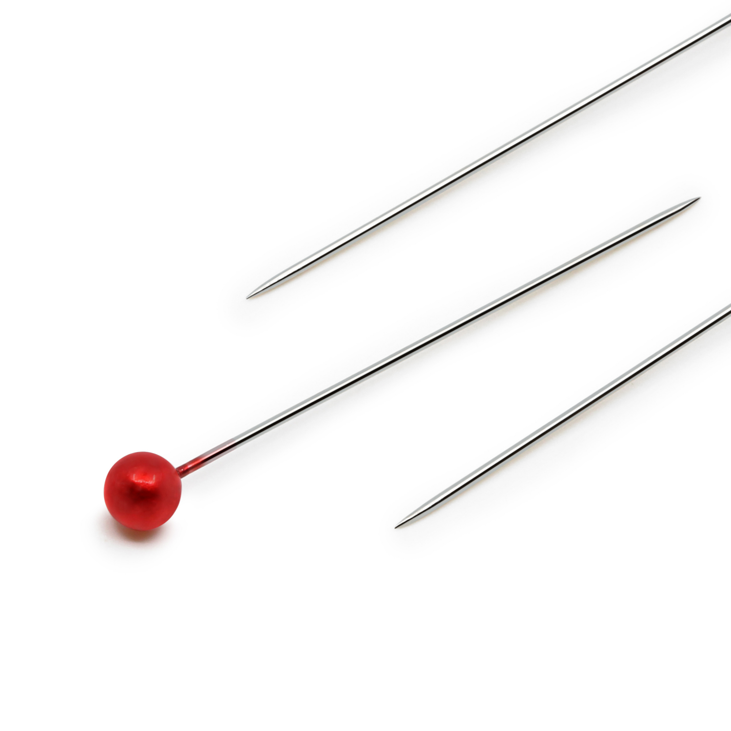 slide 2 of 3, Dritz Pearlized Pins, Red, 100pc, 100 ct