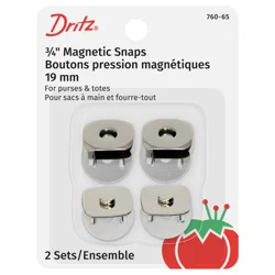 Dritz Snap Magnetic Squares, 3/4 in, 2 Ct