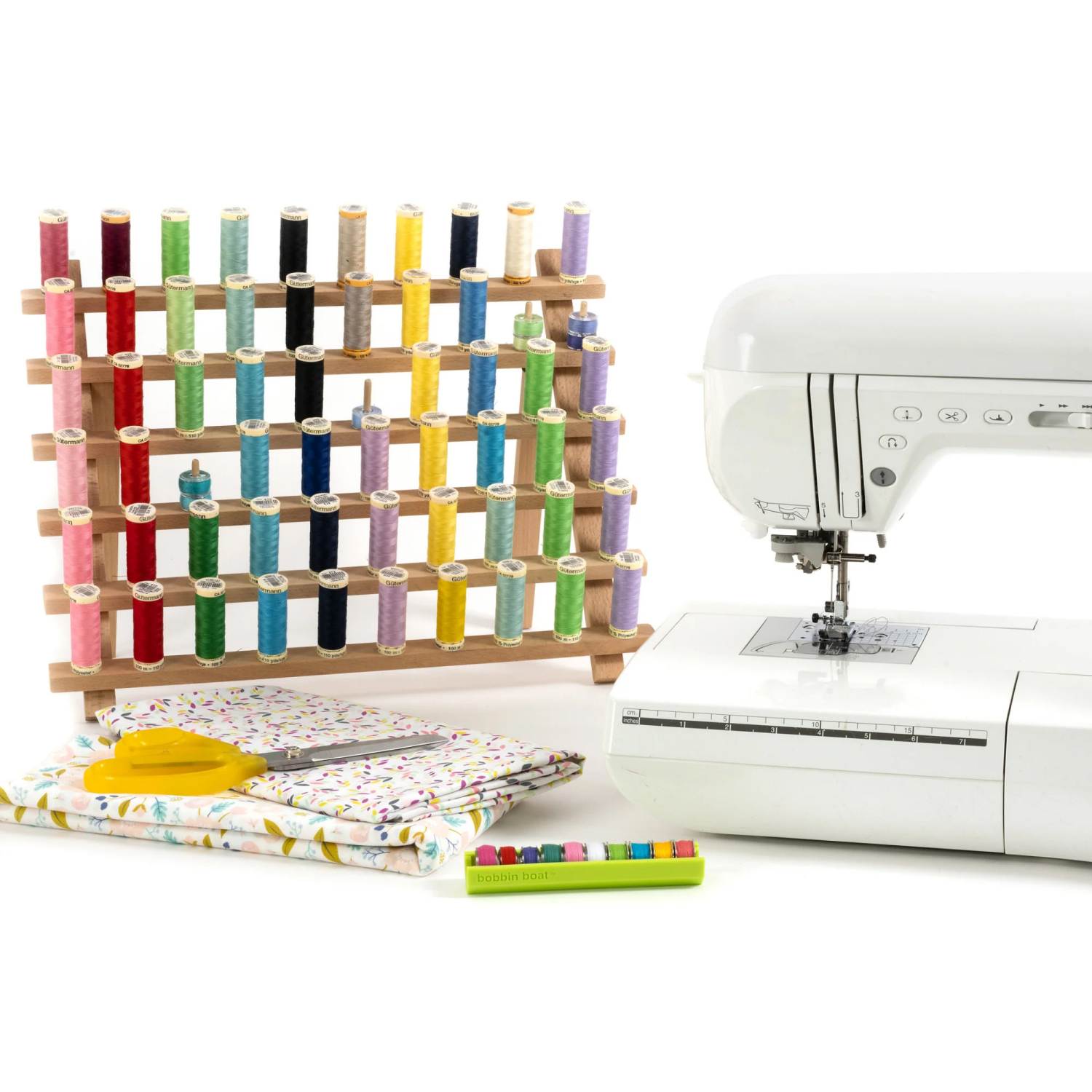 slide 1 of 3, Dritz Wooden Thread Rack, 1 ct