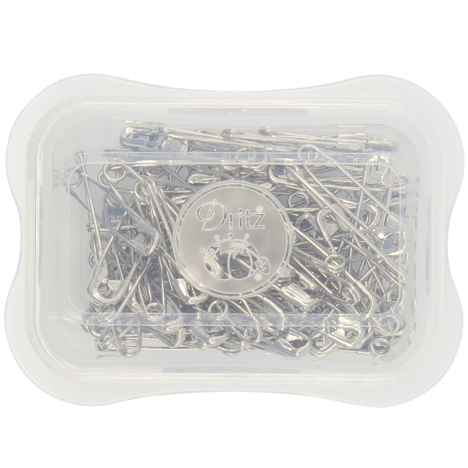 slide 2 of 3, Dritz Safety Pins Nkl Pltd Brass Sz 00-0, 80 ct