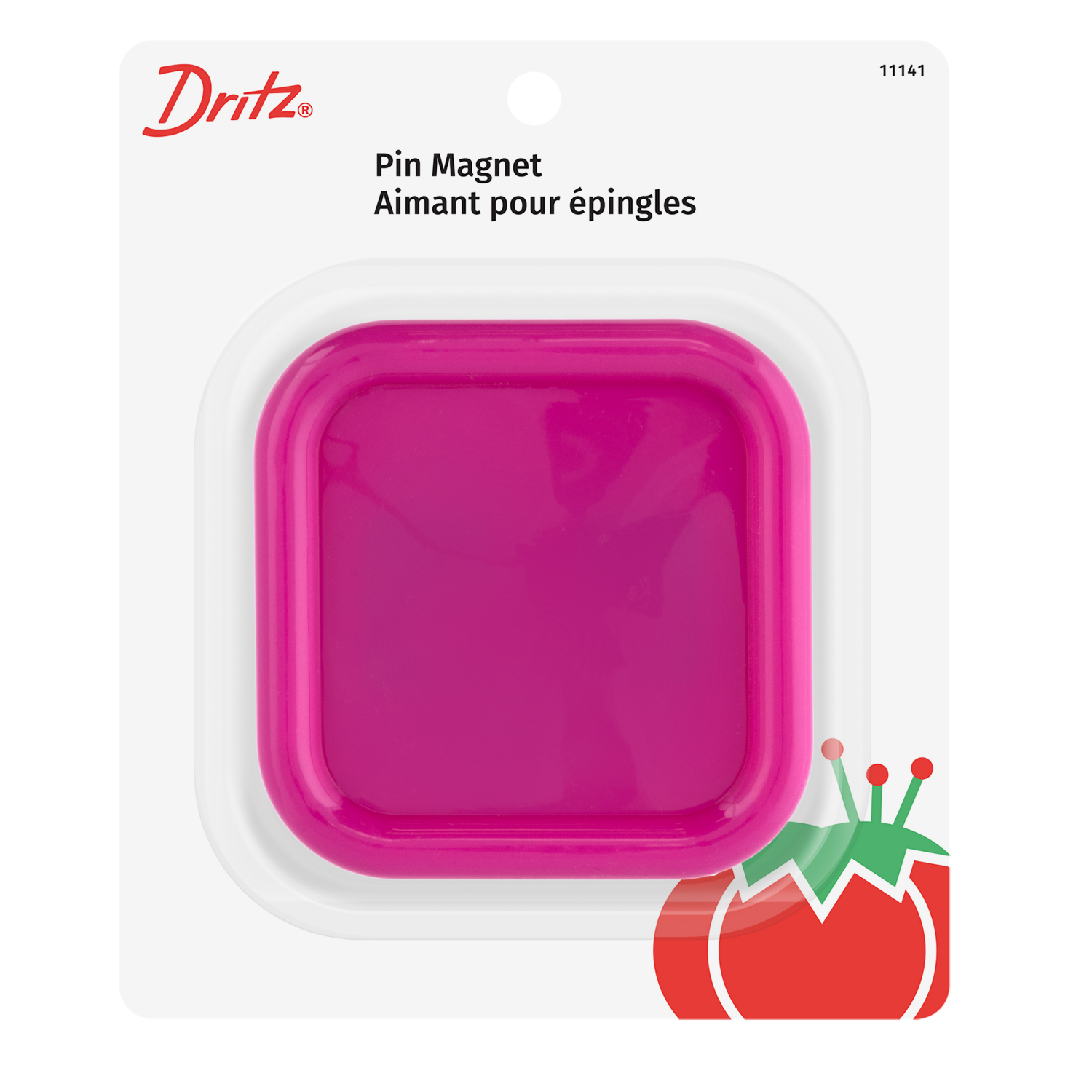 slide 5 of 5, Dritz Pin Magnet Square Asst. Colors, 1 ct