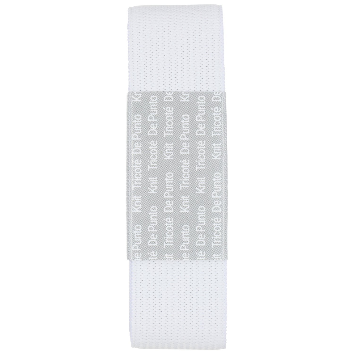 slide 2 of 2, Dritz Elastic Knit Non-Roll White, 1in,30 in, 1 ct