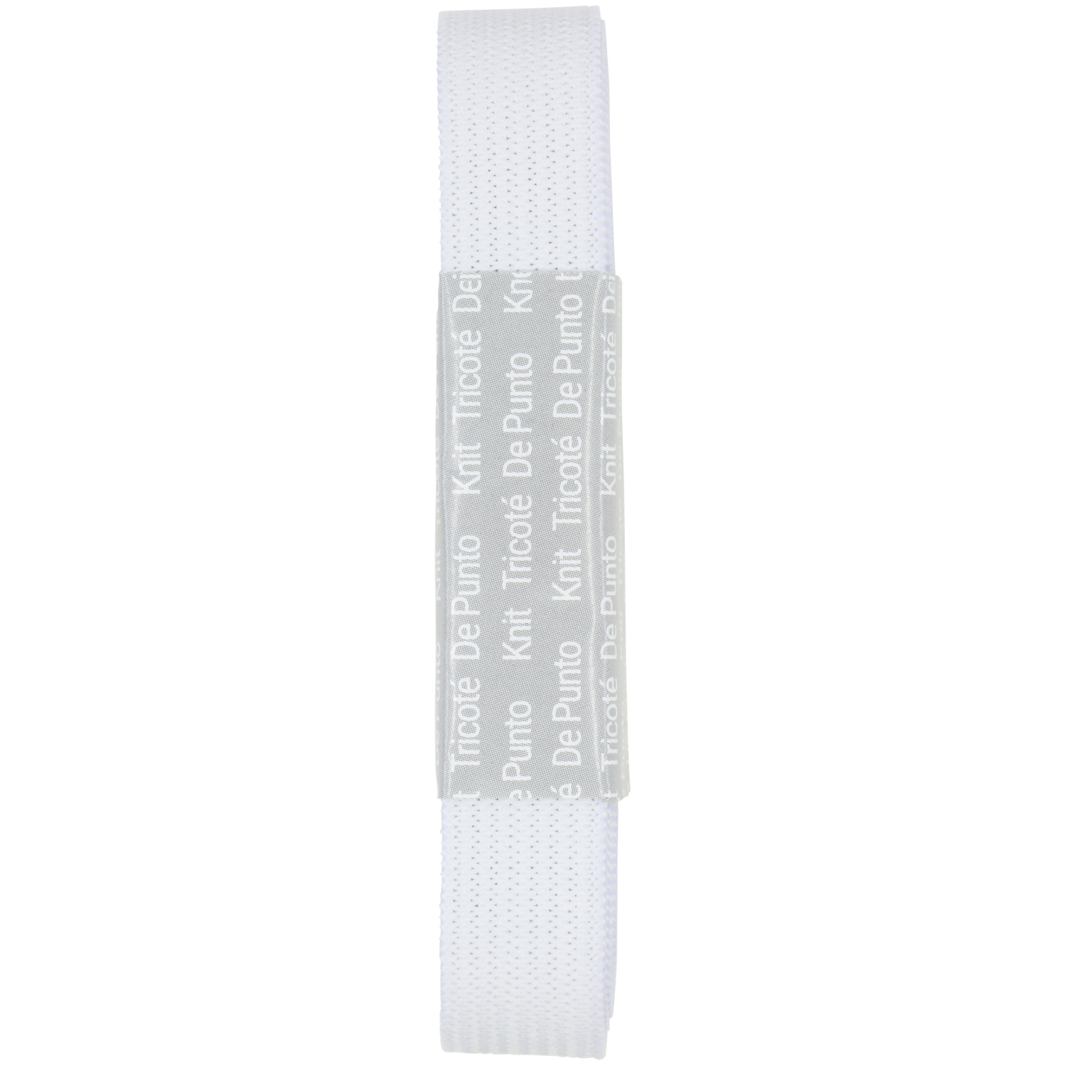 slide 2 of 2, Dritz Elastic Knit Non-Roll White, 1/2in, 1-1/2yd, 1 ct