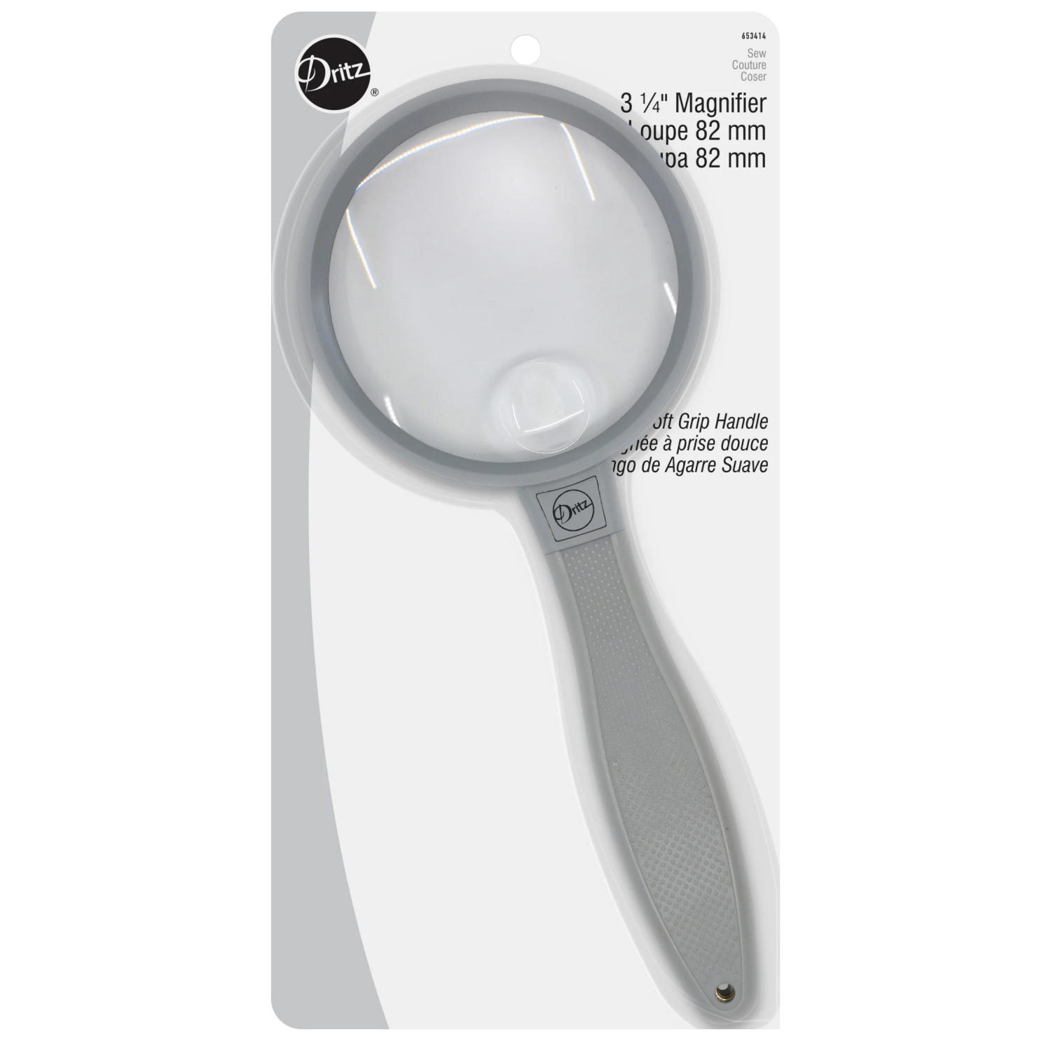 slide 1 of 3, Dritz Magnifier Hand Held 3 1/4 in, 3 1/4 in