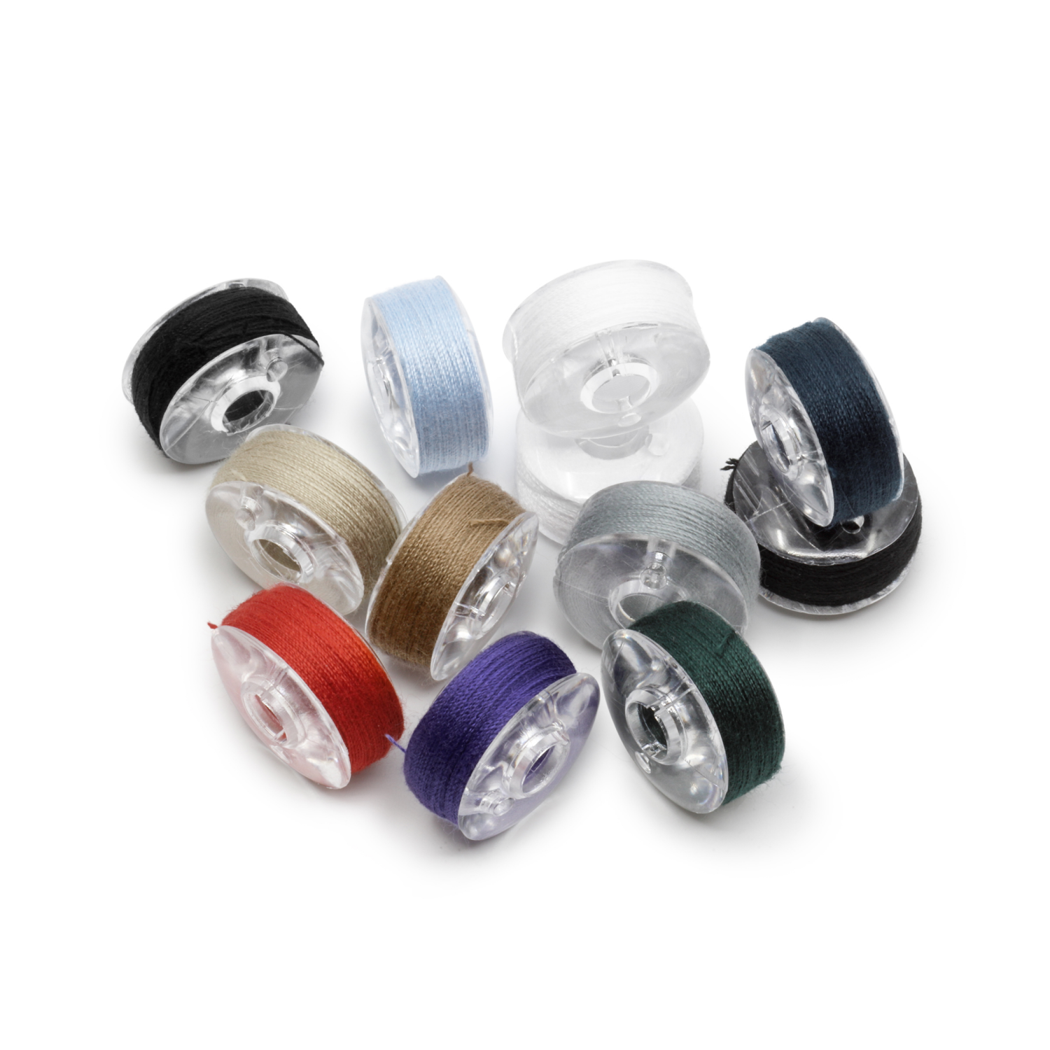 slide 2 of 3, Dritz Bobbins - Pre-Filled Class 66 Asst ,12 pc, 12 ct