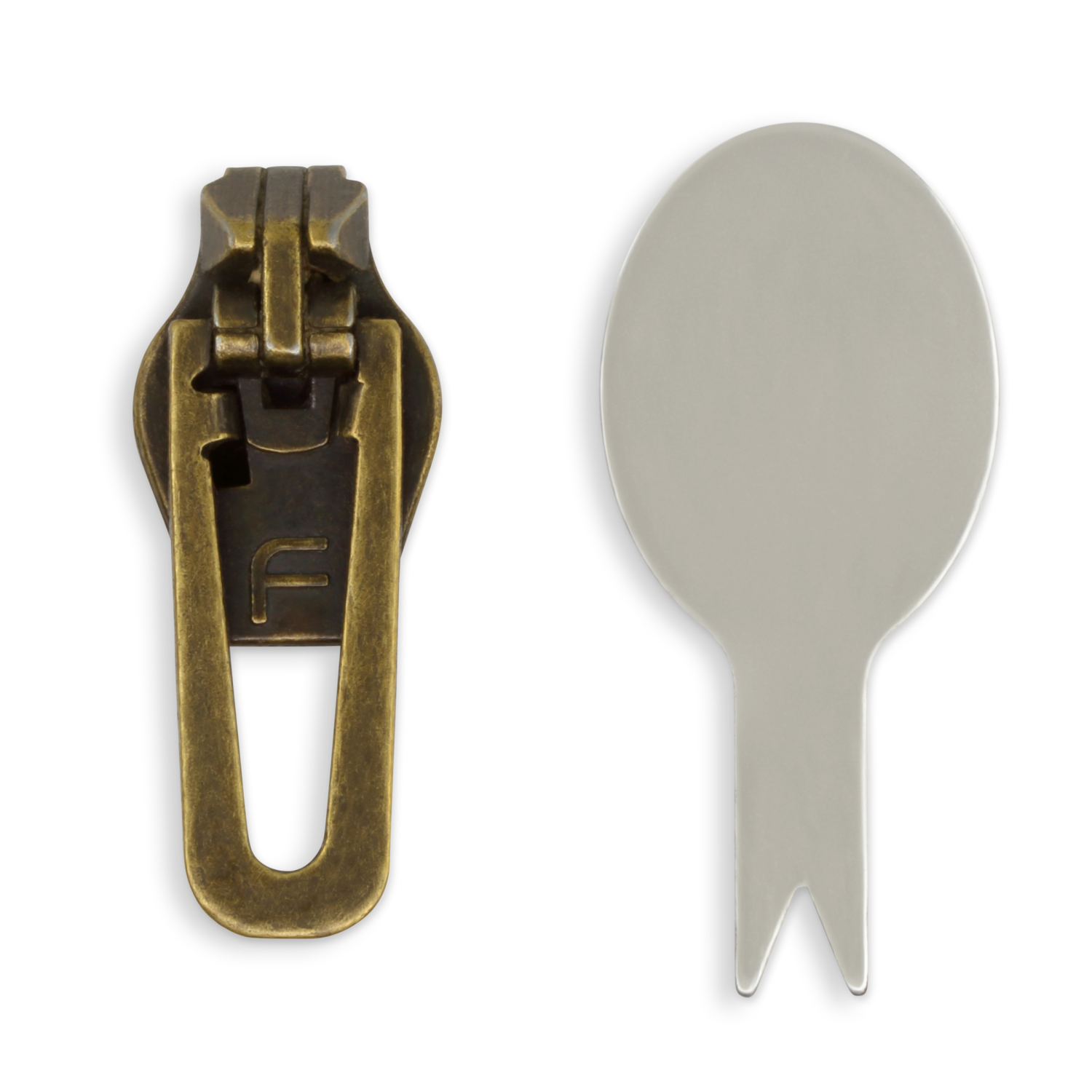 slide 3 of 3, Dritz Fix-A-Zipper - Antique Brass, For Size 5 Metal Zipper, 1 ct