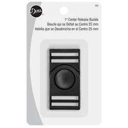 Dritz Buckle Cntr Release Blk 1 In 1 Pc