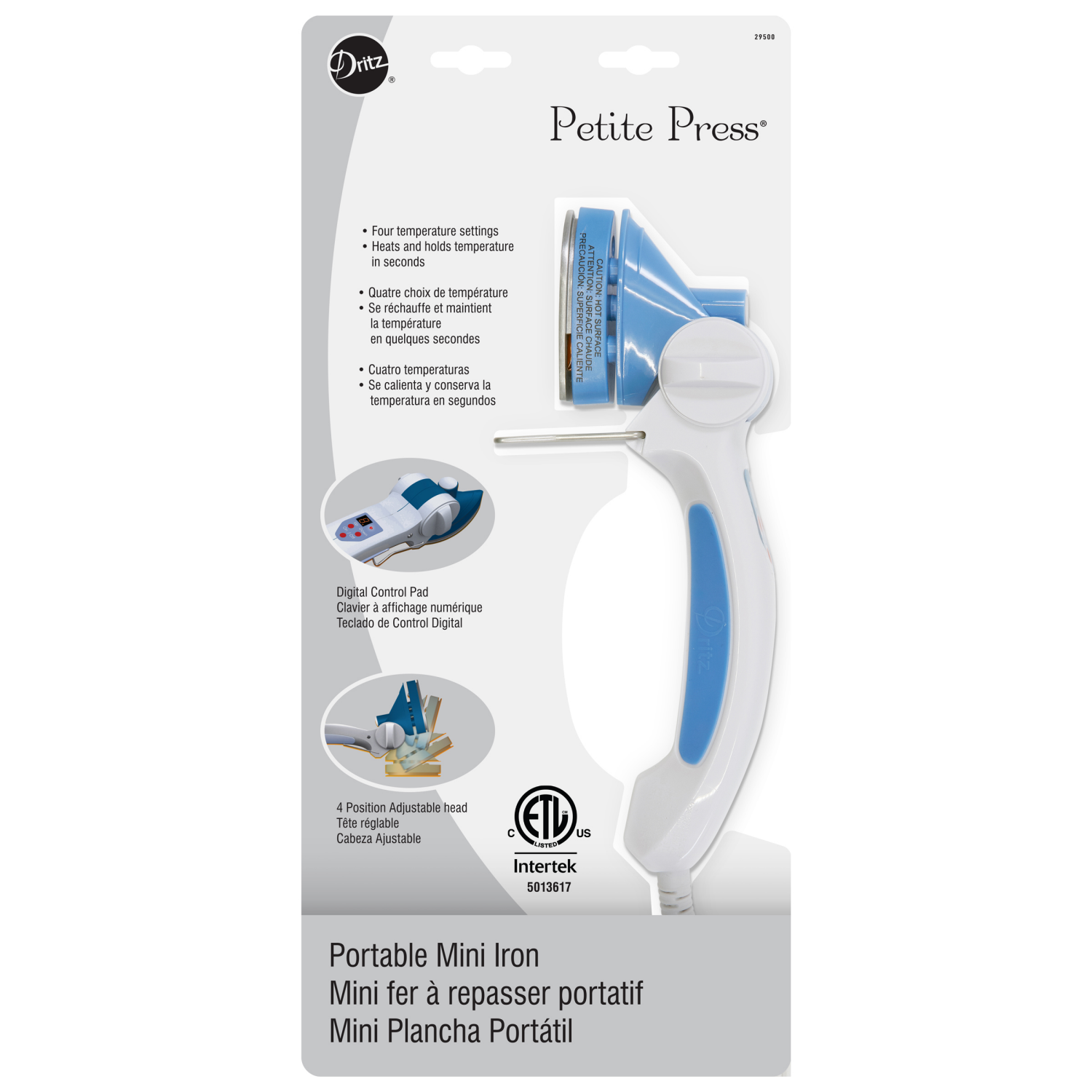 slide 1 of 3, Dritz Petite Press Mini Iron, 1 ct