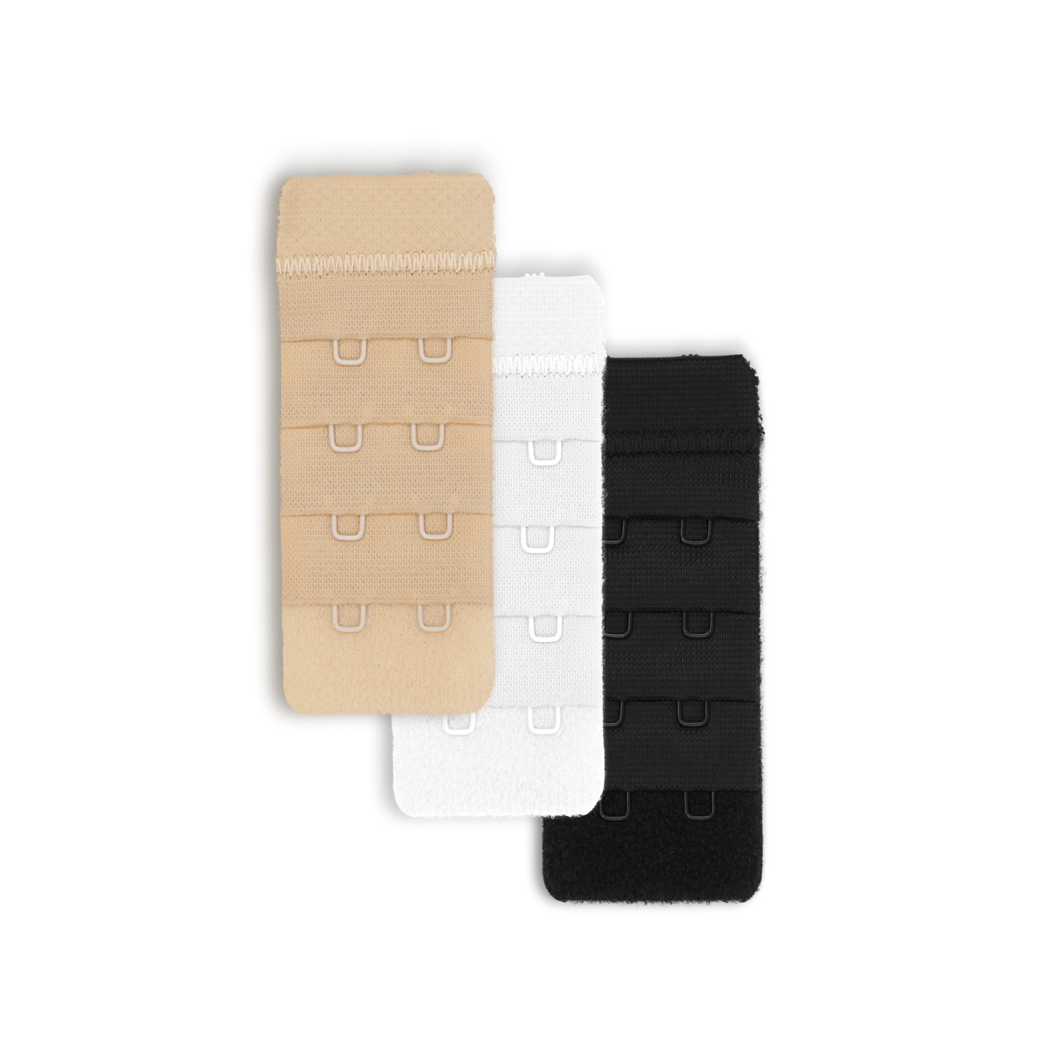 slide 3 of 5, Dritz Bra Back Extenders 1.25 in Assorted 3 Pk, 3 ct