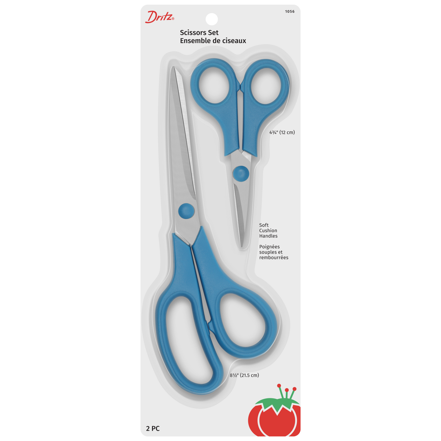 slide 1 of 2, Dritz Soft Grip Scissors, 2 pcs, 2 ct